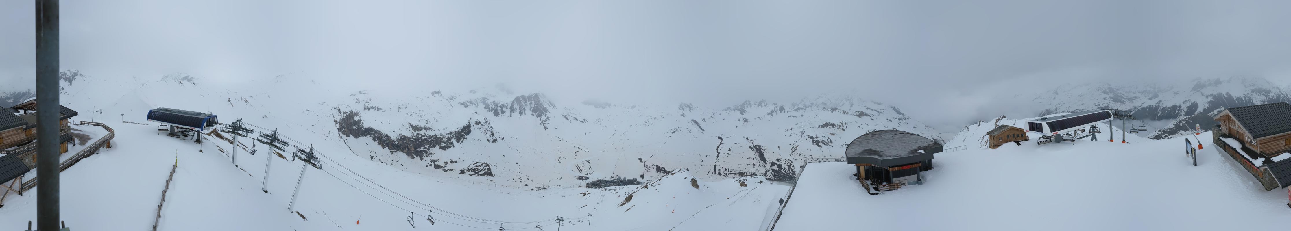 Webkamera Tignes - ledovec Le Grande Motte
