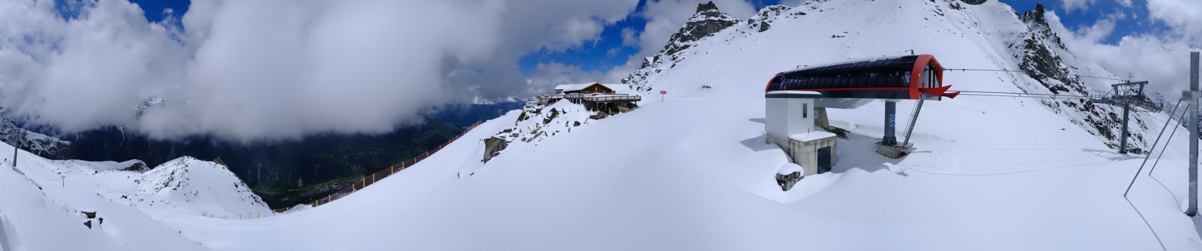Webcam en la estación de esquí de Seetalhorn en Grächen